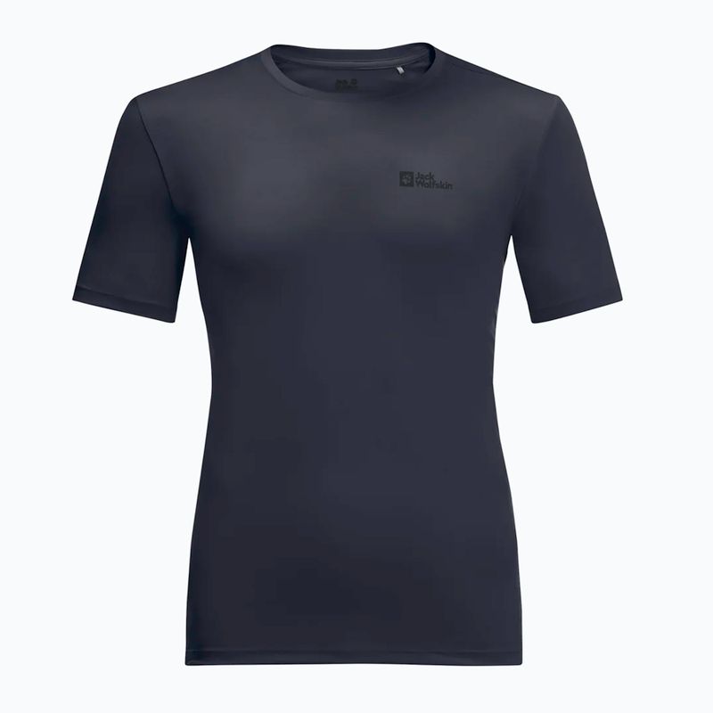 Jack Wolfskin T-shirt trekking uomo Tech blu scuro 3