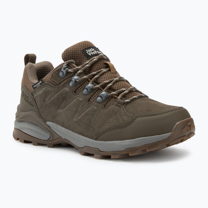 Jack Wolfskin Refugio Texapore Low, Scarpe da trekking da uomo, caffè freddo