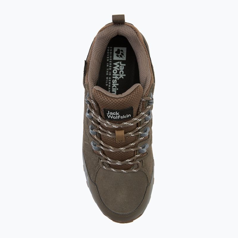 Jack Wolfskin Refugio Texapore Low, Scarpe da trekking da uomo, caffè freddo 5