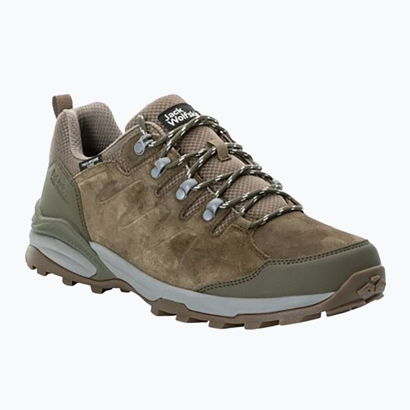 Jack Wolfskin Refugio Texapore Low, Scarpe da trekking da uomo, caffè freddo 8