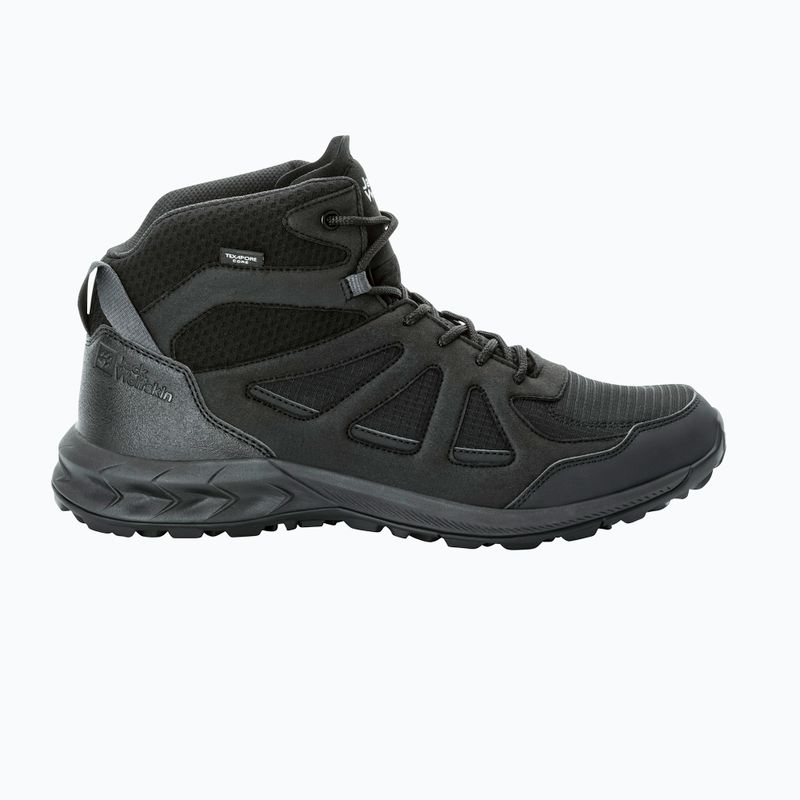Scarpe da trekking da uomo Jack Wolfskin Woodland 2 Texapore Mid nere 10