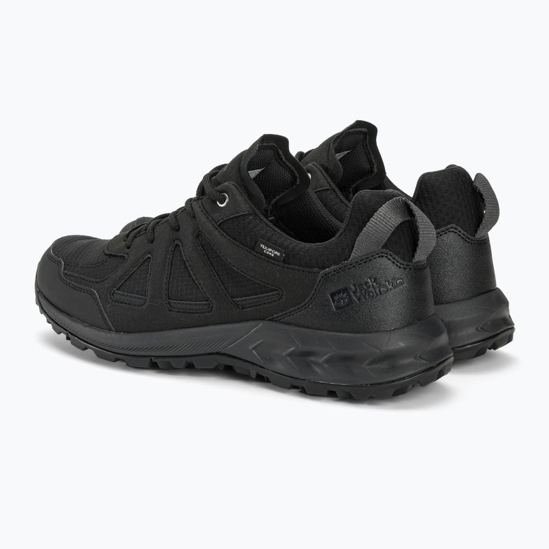 Jack Wolfskin stivali da trekking da uomo Woodland 2 Texapore Low nero 3