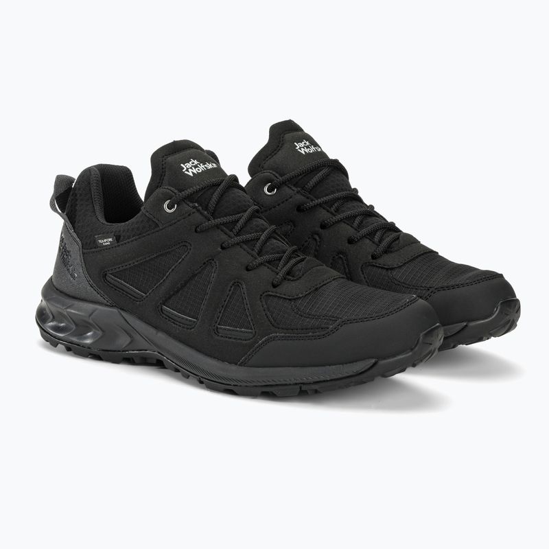 Jack Wolfskin stivali da trekking da uomo Woodland 2 Texapore Low nero 4