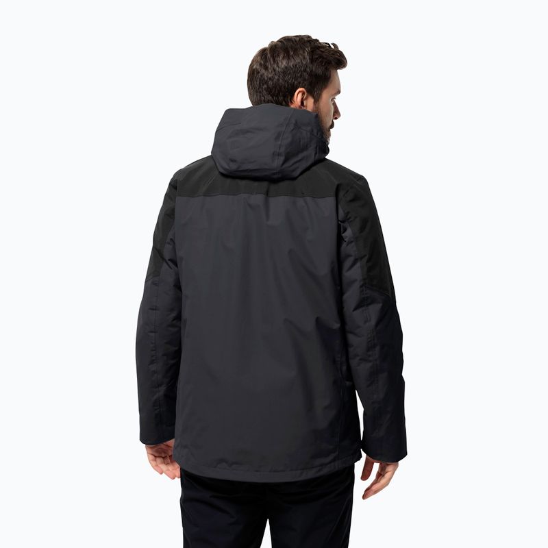 Giacca Jack Wolfskin 3in1 phantom da uomo Romberg 4