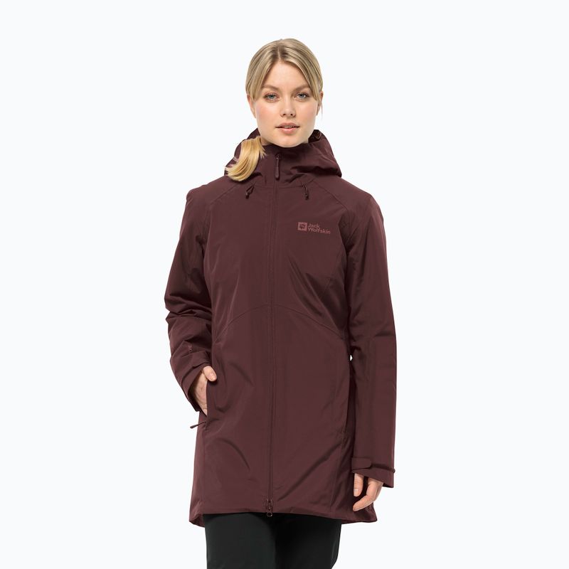 Jack Wolfskin giacca invernale da donna Heidelstein Ins marrone scuro