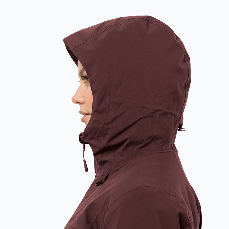Jack Wolfskin giacca invernale da donna Heidelstein Ins marrone scuro 3