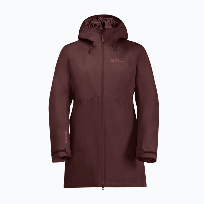 Jack Wolfskin giacca invernale da donna Heidelstein Ins marrone scuro 11
