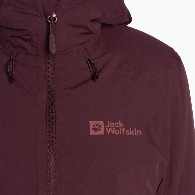 Jack Wolfskin giacca invernale da donna Heidelstein Ins marrone scuro 9