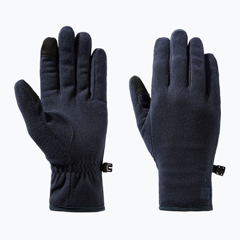 Guanti da trekking Jack Wolfskin Real Stuff blu notte