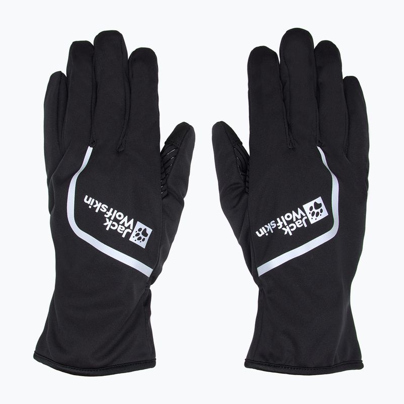Guanti da ciclismo Jack Wolfskin Morobbia Light nero 2