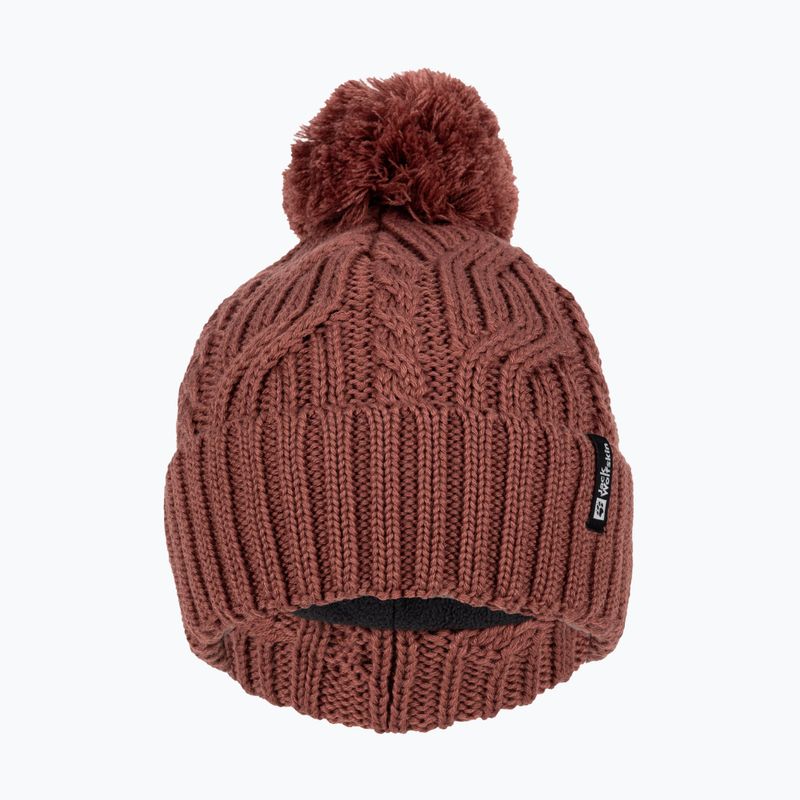 Cappello invernale Jack Wolfskin Pompom Beanie burro di mele 2