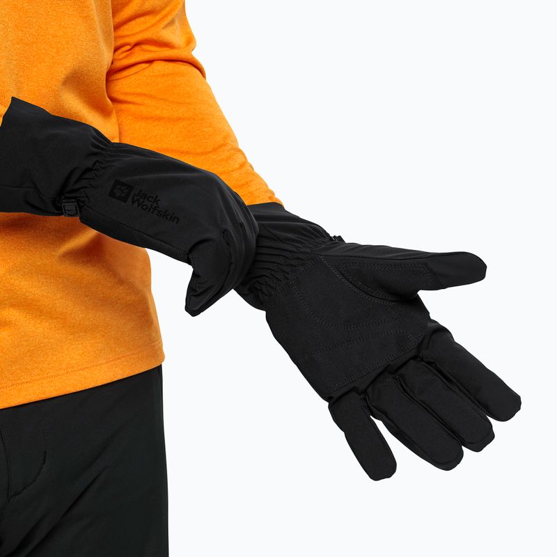 Guanti da trekking Jack Wolfskin Highloft nero 6