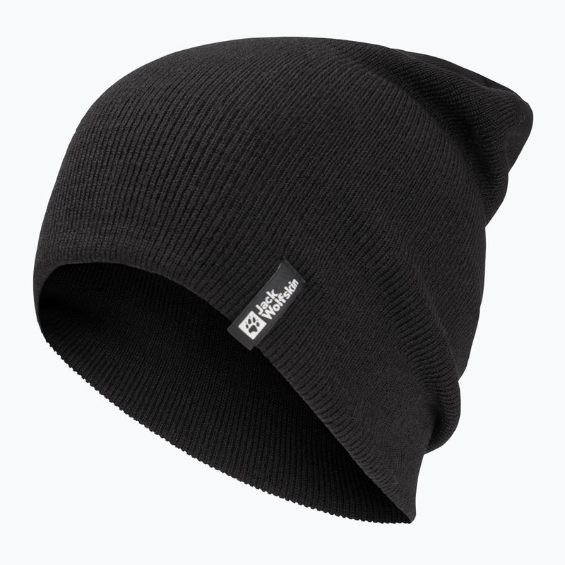 Jack Wolfskin Rib berretto invernale nero 2