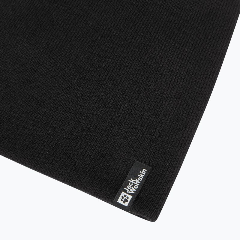Jack Wolfskin Rib berretto invernale nero 4