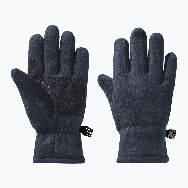 Guanti da trekking per bambini Jack Wolfskin Guanto in pile blu notte