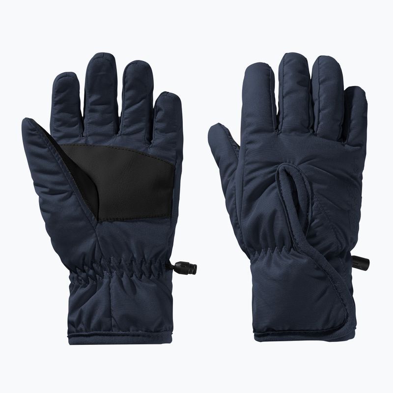 Guanti da trekking per bambini Jack Wolfskin Easy Entry blu notte