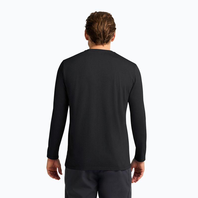 Maglia termica a maniche lunghe da uomo Jack Wolfskin Sky Thermal nera 3
