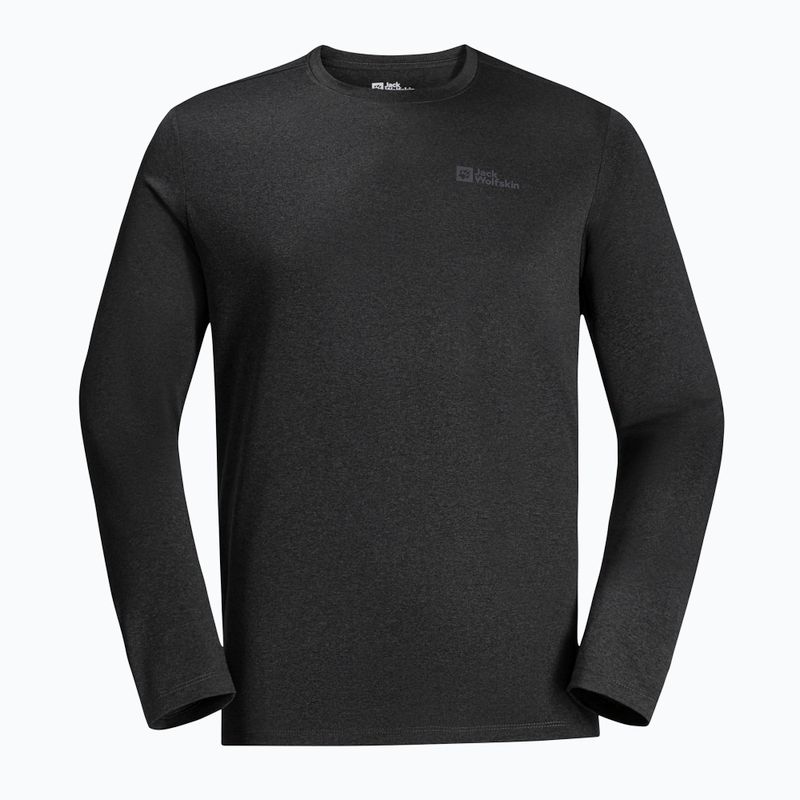 Maglia termica a maniche lunghe da uomo Jack Wolfskin Sky Thermal nera 5