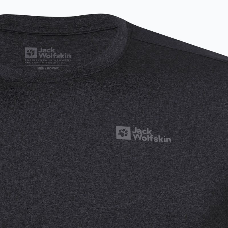 Maglia termica a maniche lunghe da uomo Jack Wolfskin Sky Thermal nera 7