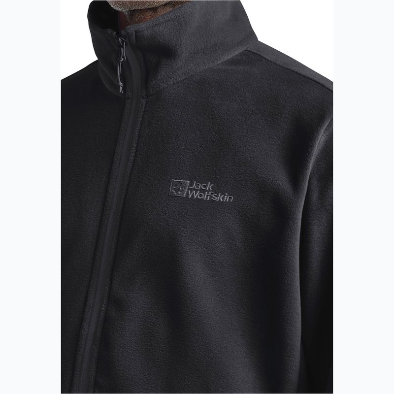 Felpa da trekking Jack Wolfskin Taunus Fz da uomo 5