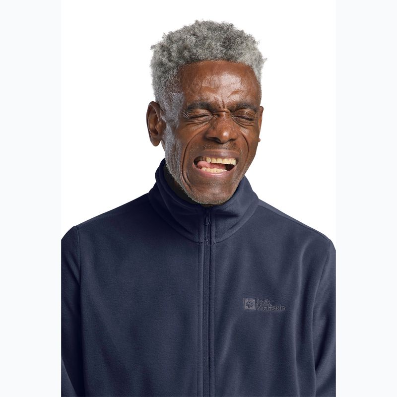 Felpa da trekking Jack Wolfskin Taunus Fz da uomo 4