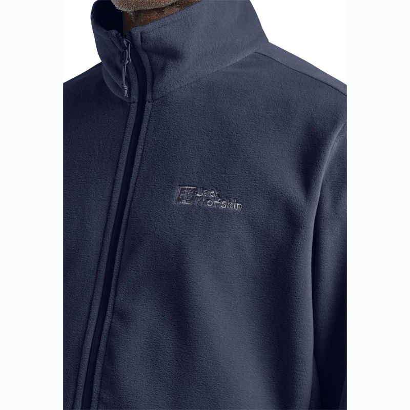 Felpa da trekking Jack Wolfskin Taunus Fz da uomo 5