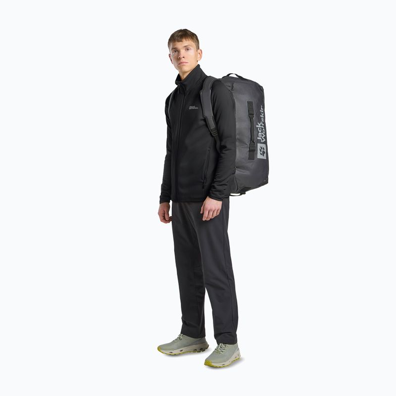 Jack Wolfskin Felpa in pile da uomo Baiselberg Fz nero 2