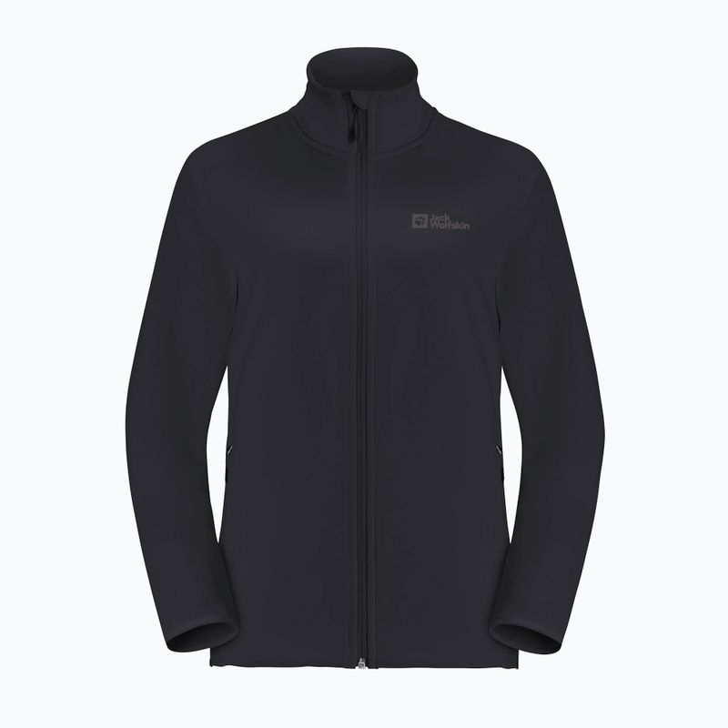 Jack Wolfskin Felpa in pile da uomo Baiselberg Fz nero 7