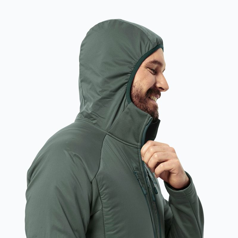 Giacca ibrida da uomo Jack Wolfskin Alpgrat Pro Ins Fz hedge green 4