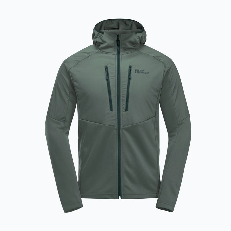 Giacca ibrida da uomo Jack Wolfskin Alpgrat Pro Ins Fz hedge green 8
