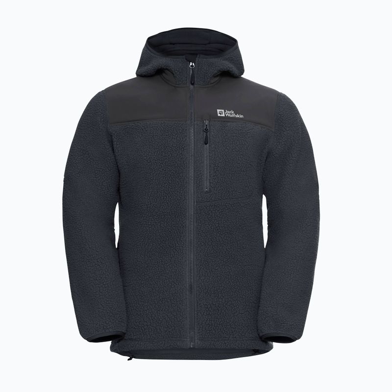 Felpa in pile Kammweg Pile Fz phantom da uomo di Jack Wolfskin 9