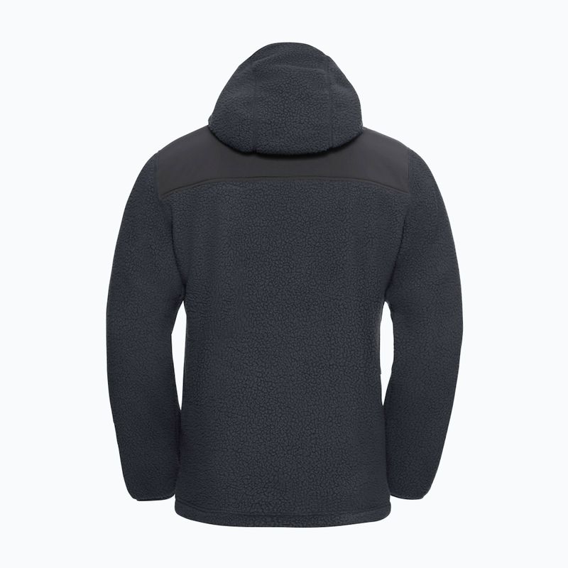 Felpa in pile Kammweg Pile Fz phantom da uomo di Jack Wolfskin 10