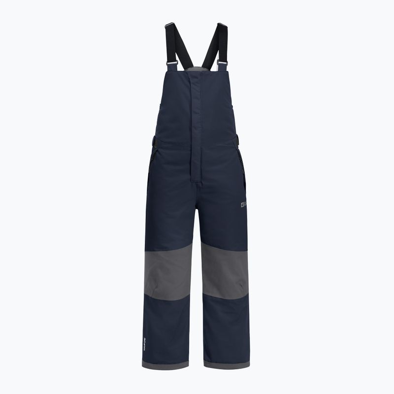 Pantaloni da sci Jack Wolfskin per bambini Actamic 2L Ins Bib blu notte 4