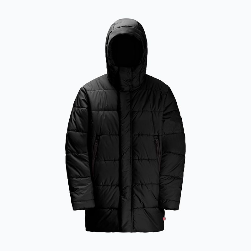 Jack Wolfskin Teen Ins Long granite giacca isolante da bambino nera 5