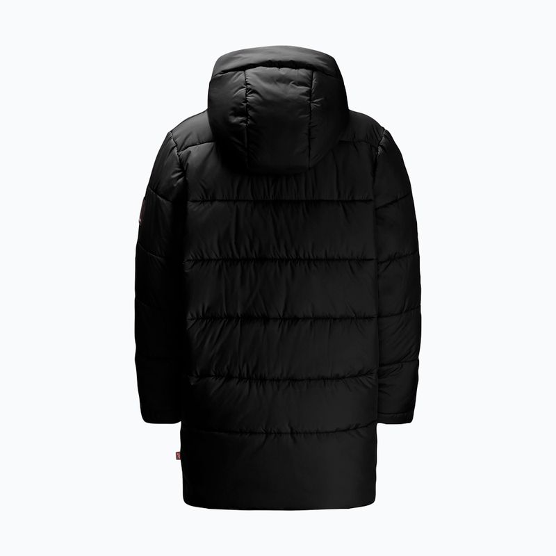 Jack Wolfskin Teen Ins Long granite giacca isolante da bambino nera 6