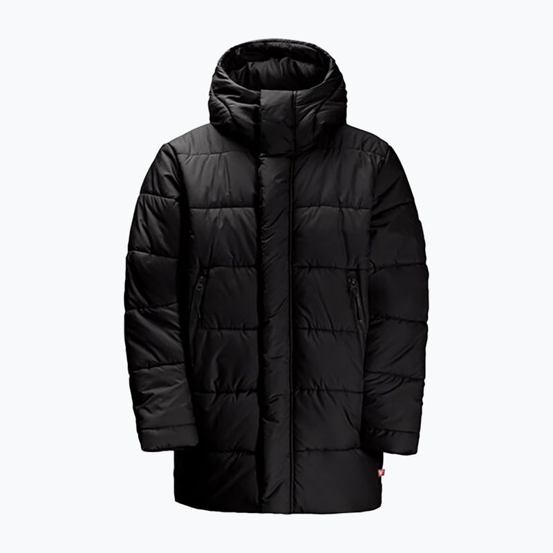 Jack Wolfskin Teen Ins Long granite giacca isolante da bambino nera 4