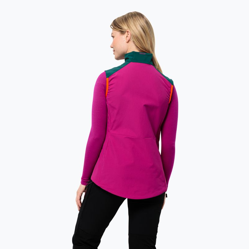 Jack Wolfskin Alpspitze verde mare, giacca senza maniche da donna per l'escursionismo 2