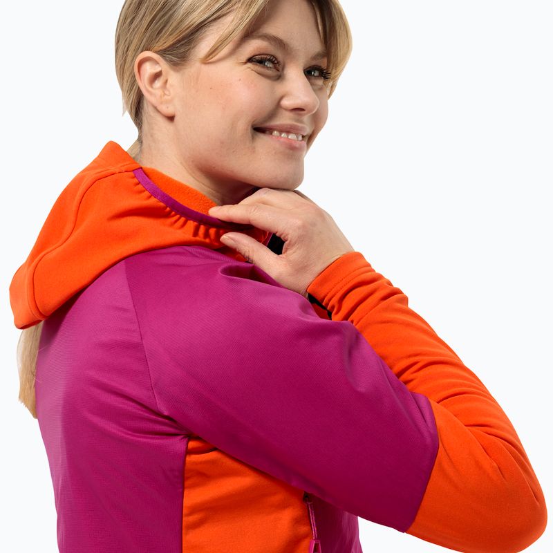 Jack Wolfskin Alpspitze Ins Hybrid nuova giacca antipioggia da donna magenta 3