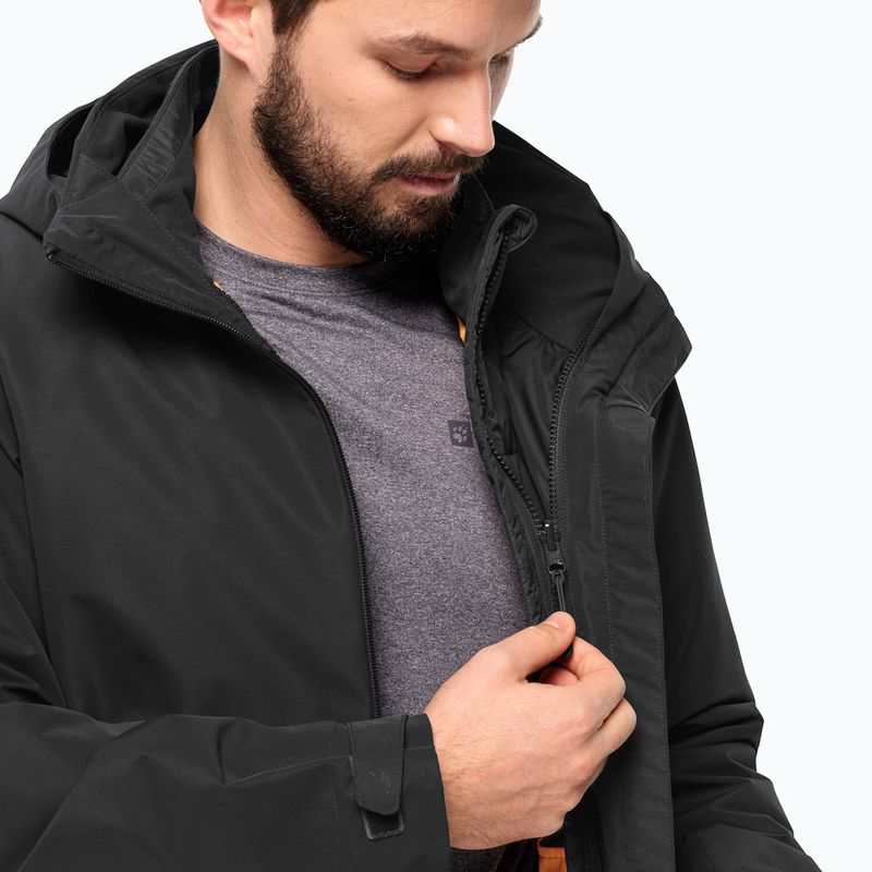 Jack Wolfskin piumino da uomo Lapawa Ins nero 3