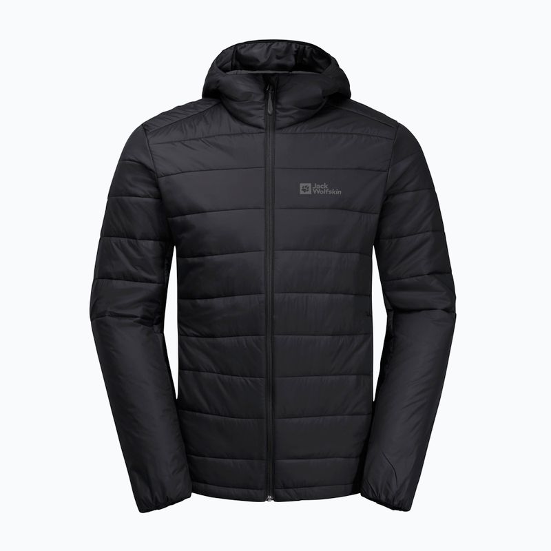 Jack Wolfskin piumino da uomo Lapawa Ins Hoody nero 6