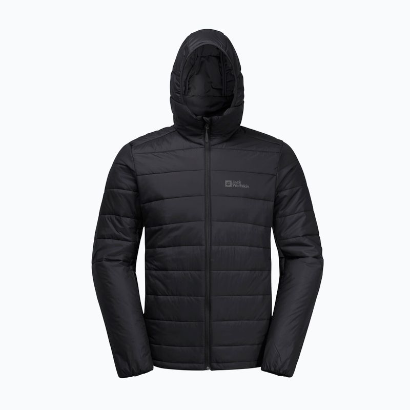 Jack Wolfskin piumino da uomo Lapawa Ins Hoody nero 7