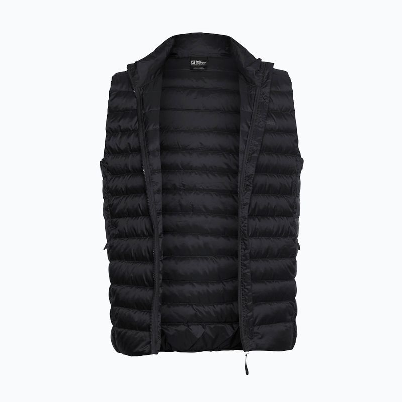 Uomo Jack Wolfskin Pilvi Down senza maniche nero 8