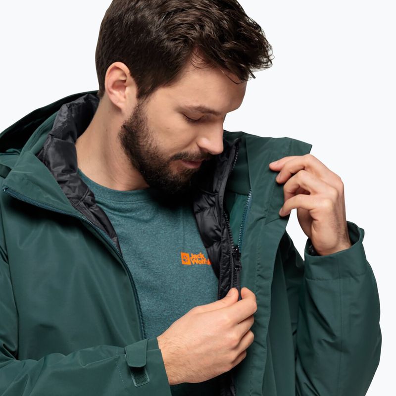 Piumino Jack Wolfskin da uomo Pilvi Down nero 3