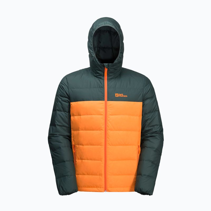 Giacca Jack Wolfskin Ather Down Hoody da uomo con cappuccio dragon fire 7