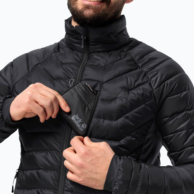 Jack Wolfskin Routeburn Pro Ins piumino da uomo nero 3