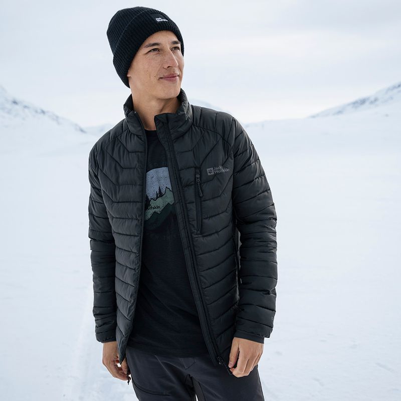 Jack Wolfskin Routeburn Pro Ins piumino da uomo nero 12