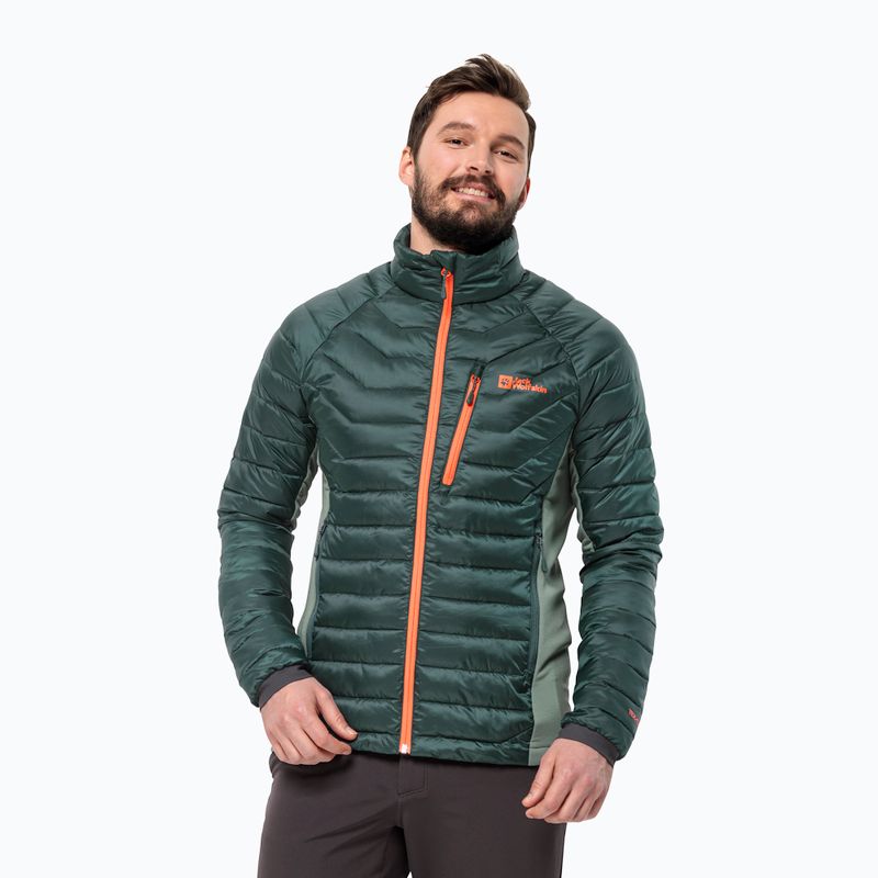 Jack Wolfskin piumino da uomo Routeburn Pro Ins nero oliva