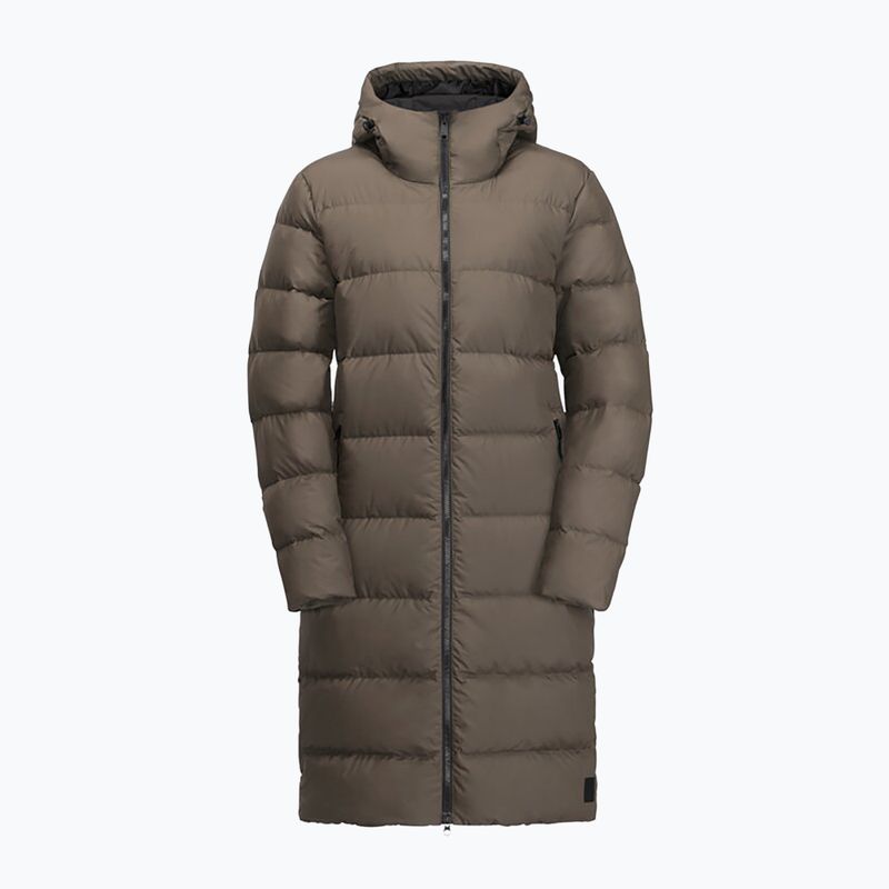 Piumino Jack Wolfskin Frozen Palace da donna, caffè freddo 6