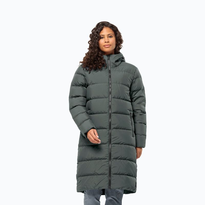 Jack Wolfskin piumino Frozen Palace donna verde ardesia