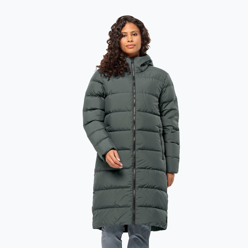 Jack Wolfskin piumino Frozen Palace donna verde ardesia